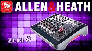 Микшерный пульт ALLEN & HEATH ZEDi8 (Новинка 2015 года)