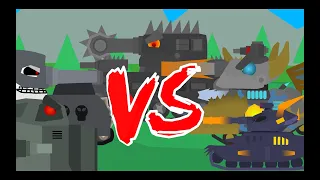 Three way battle - Cartoons about tanks