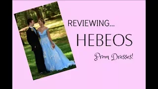 Trying on Hebeos Prom Dresses! Unboxing Review!