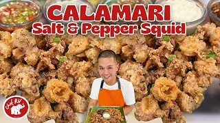 Alamin ang secret nitong extra crunchy and juicy Calamari or Salt and Pepper Squid! Chef RV