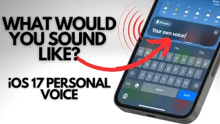 Empowering Your Voice! - iOS 17 Personal Voice Accessibility Feature - Setting Up & Testing