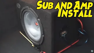 How To Install A Subwoofer And Amplifier In 5 Minutes!