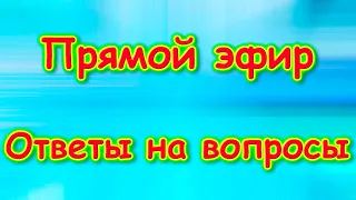 Прямой эфир. Запись. Вопросы-ответы. Семья Бровченко.