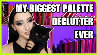 MASSIVE 2022 EYESHADOW PALETTE COLLECTION & DECLUTTER | MAKEMEUPMISSA