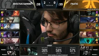 FNC vs. IG | Финал Игра 3 Worlds Final 2018 | Fnatic vs. Invictus Gaming