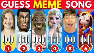 GUESS MEME & WHO'S SINGING🎤🎵🔥Lay Lay, Kinigra Deon, Salish Matter, MrBeast, Elsa, Diana