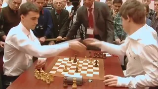 Touch move incident in the game of Magnus Carlsen vs Savchenko (2010)