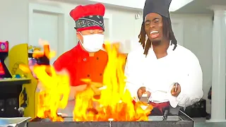 Kai Cenat Becomes A Hibachi Chef!😂