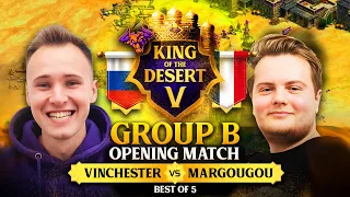 VINCHESTER vs MARGOUGOU King of the Desert 5 most crazy series so far #ageofempires2