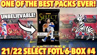 THE BEST SINGLE PACK YOU’LL EVER SEE! 🤯 | 2021-22 Panini Select Basketball FOTL 6-Box Break #4