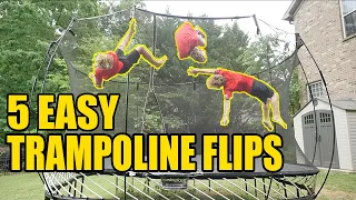 5 Easy Flips You Can Learn On Trampoline FAST!!!