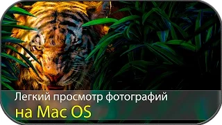 Просмотр слайд-шоу из фотографий на Mac OS