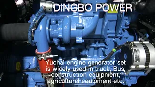 60kw Silent typy Yuchai diesel generator set
