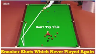 Snooker Shots Which Never Played Again !
