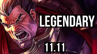 DARIUS vs TRYNDAMERE (TOP) | 15/2/7, Legendary, 1.2M mastery, 300+ games | NA Diamond | v11.11