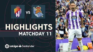 Highlights Real Valladolid vs Real Sociedad (1-0)