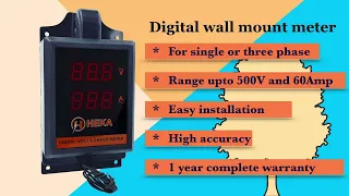 digital voltmeter || amper meter || heka meter