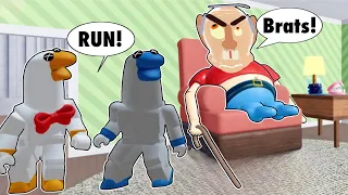 ESCAPE EVIL GRANDPA! ROBLOX OBBY