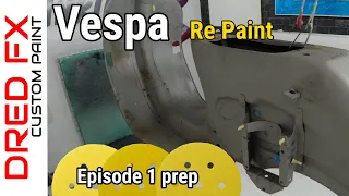 re painting a 1984 vespa