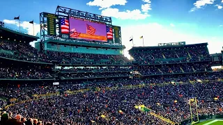 Packers vs LA Rams - National Anthem + Flyover - America’s Game of the Week 11.28.21 @ Lambeau Field