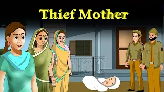 Thief Mother | English Moral Story  | English Cartoon | Bedtime Story | MahaCartoon TV English