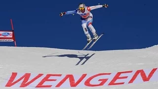 Beat Feuz wins downhill (Wengen 2012)