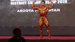 Above 90 KG Sunit Jadhav Special Appearance Mumbai Shree 2019 Bodybuilding Competition