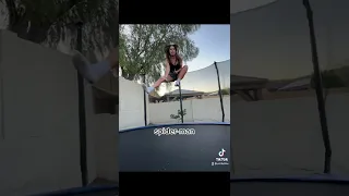 trampoline poses tik tok trend! #shorts #tiktok #summer