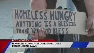 Homeless advocates concerned over panhandling laws