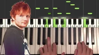 Ed Sheeran - South of the Border (Piano Tutorial Lesson)