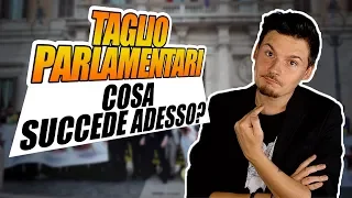 TAGLIO dei PARLAMENTARI: cosa succede adesso?