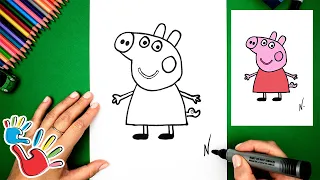 How to Draw Peppa Pig for Kids | Easy Step-by-Step Tutorial