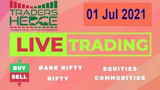 01 July Bank Nifty & Nifty #LiveTrading #Nifty #BankNifty Live Analysis #priceaction #tradershedge