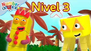 La Multiplicación - Nivel 3 | Episodios Completos - Aprende a contar | Numberblocks en español