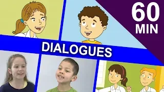SIMPLE KIDS DIALOGUES | One hour Collection of Easy English Stories