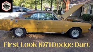 First Look 1971 Dodge Dart 318 Barn Find (sort of)