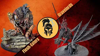 AoS Battle Report: Flesh Eater Courts vs Soulblight Gravelords: USHORAN!! Warcoda Series Finale!!