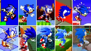 Evolution Of Sonic Balancing Animation (1991-2018)