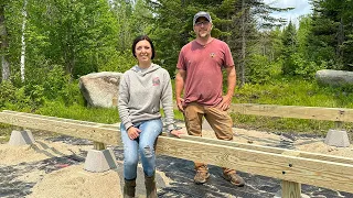 BUILDING a REMOTE CABIN in the WOODS  (Part One)