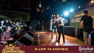 D-Low vs Contrix - Solo Semi Final - 2016 UK Beatbox Championships