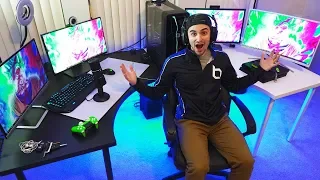 NEW Fortnite Gaming Setup and Room Tour 2018! - Obey Nicks