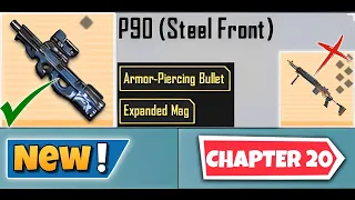 Play With NEW Legendary P90 STEEL FRONT 🤯 PUBG METRO ROYALE