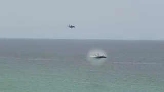 Blue Angels Sneak pass Pensacola Beach 7/7/23