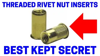 How To Easily Install Threaded Rivet Nut Inserts