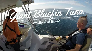 Giant Bluefin Tuna on stand-up tackle