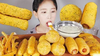 탈가발하고 뿌링파티🎉 BHC 뿌링클 사이드 전메뉴 먹방 CHEESE POWDER FRIED [eating show]mukbang korean food