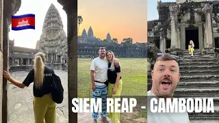 Our First Day in SIEM REAP, CAMBODIA - ANGKOR WAT SUNRISE TOUR!