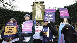 England: Pflegepersonal des staatlichen Gesundheitssystems NHS streikt erneut