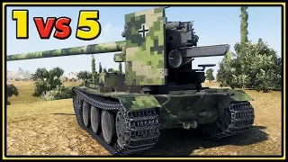 Grille 15 - 11 Kills - 1 vs 5 - World of Tanks Gameplay