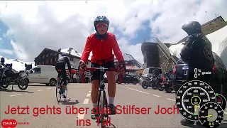 Mit dem Rennrad über den Umbrailpass auf´s Stilfser Joch | Mit Telemetriedaten